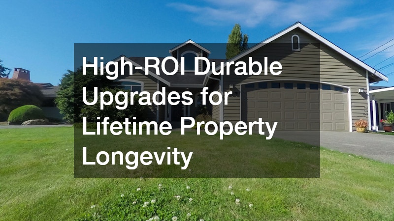 High-ROI Durable Upgrades for Lifetime Property Longevity